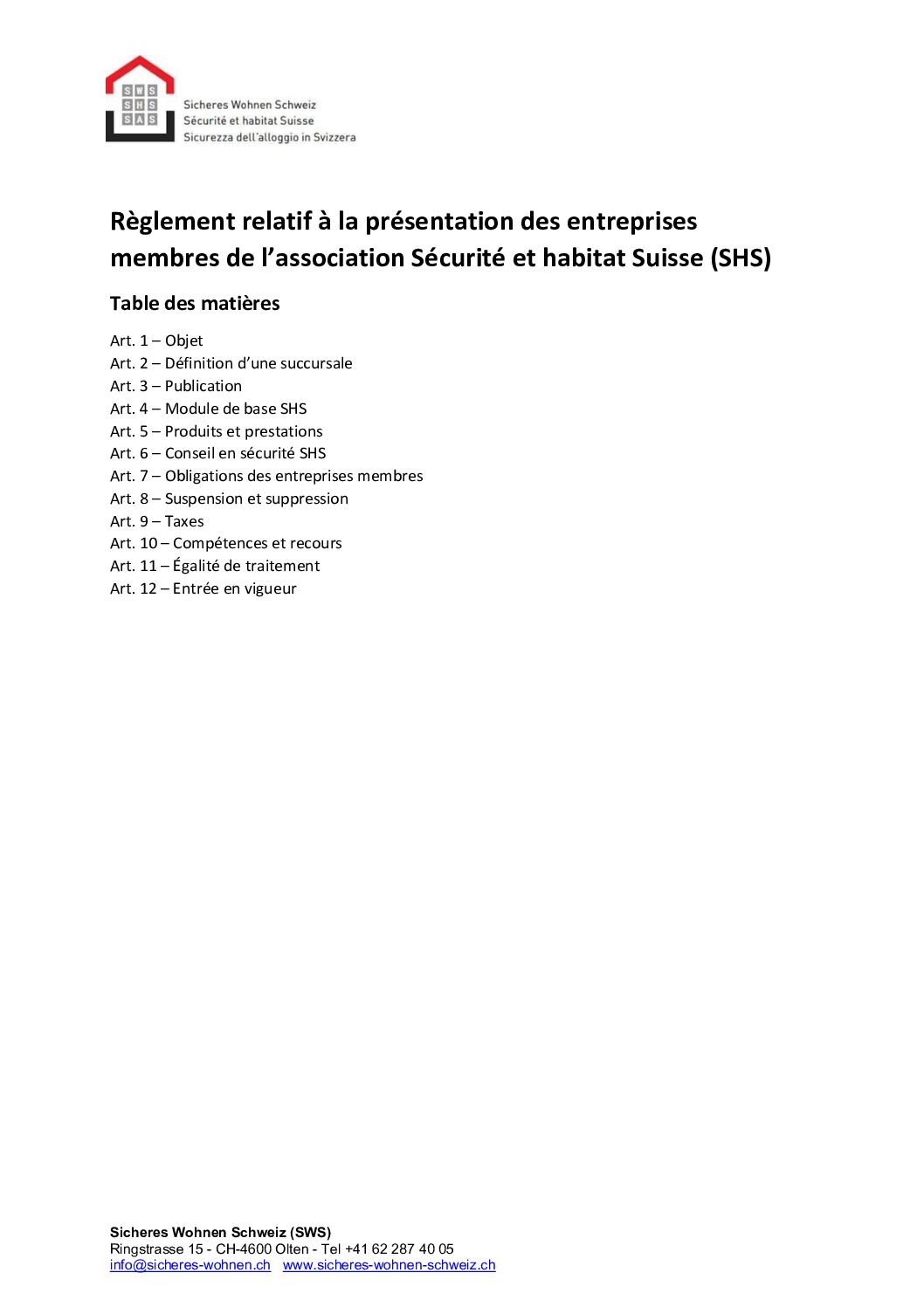 Reglement_presentation_entreprises_membres_SHS 2026-09 f